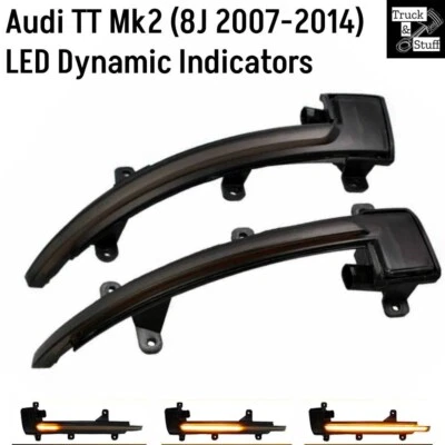 LED Sequential Dynamic Indicators For Audi TT Mk2 (8J 2007-14) Mirror Signals R8 - Image 1 of 4