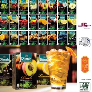 Ceylon Dilmah flavoured Black Tea 20 Bags 30glBUY 3+BOXES & GET FREE Shipping!