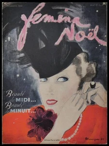 FEMINA DECEMBRE 1935 FRENCH FASHION MAGAZINE - HEIM, LANVIN, VIONNET - Picture 1 of 2