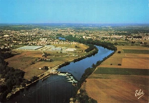 24 BERGERAC VUE GENERALE DE LA AVEC LA DORDOGNE - Picture 1 of 2