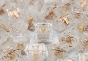 (x80) LUBED Durock Ice King Tactile Mechanical Keyboard Switches - Picture 1 of 3