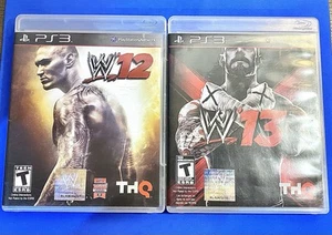 WWE 12 & WWE 13 (Sony PlayStation 3) Very Good Condition - Picture 1 of 3