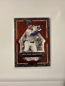 Béisbol Topps Tier One 2025 Pete Crow-Armstrong #46 lámina roja/25 - Imagen 1 de 2