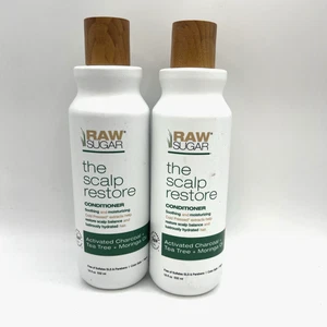 Rohzucker Kopfhaut Wiederherstellung Conditioner mit Aktivkohle 18 Oz 2er Pack - Bild 1 von 6