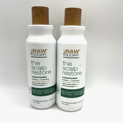 Raw Sugar Scalp Restore Conditioner with Activated Charcoal 18 Oz 2 Pack - Image 1 of 4