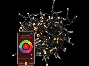 Luces LED - muvit iO MIOGAR001, Guirnalda decorativa WiFi RGB+CCT - Imagen 1 de 6