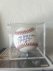 GERARDO PARRA BABY SHARK SIGNED 2019 WORLD SERIES WS BASEBALL JSA COA AUTO 4 - Picture 1 of 4