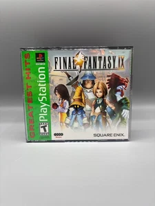 Final Fantasy IX 9 Sony PlayStation 1 PS1 Grandes Éxitos Completo Probado - Imagen 1 de 3