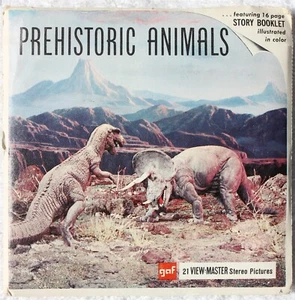 Vintage Animali Preistorici View-Master Set B619 - Foto 1 di 4