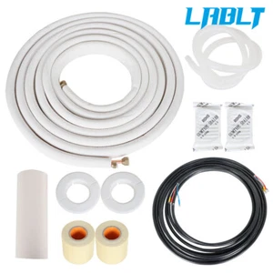 LABLT 25 Ft 1/4"-3/8" High Quality Install Kit For Mini Split Heat Pump Systems - Imagen 1 de 11