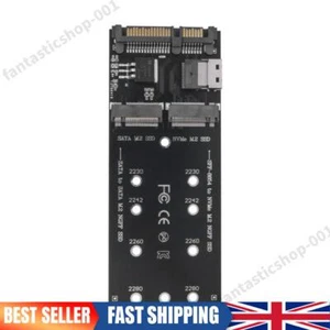 M.2 To SATA Adapters 22Pin SATA To M2 Expansion Cards for PC Mainboard - Afbeelding 1 van 12