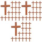 3 Pack Holz Holzkreuz Mini-Kreuz-Anhänger Kreuzanhänger Selber Machen