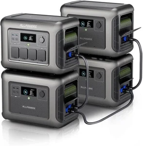 R1500 con 3x Batería de Expansión B1000 1152Wh a 4608Wh LiFePO4 Generador Solar - Imagen 1 de 9