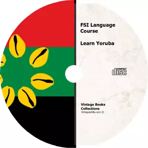 * FSI YORUBA LANGUAGE TRAINING COURSE * LEARN TO SPEAK * MP3 AUDIO PDF CD * - Picture 1 of 2
