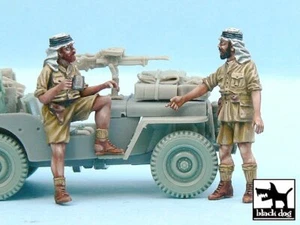 Jeep SAS británico Black Dog 1/48 tripulación norte de África Segunda Guerra Mundial Tamiya (2 figuras) T48056 - Imagen 1 de 1