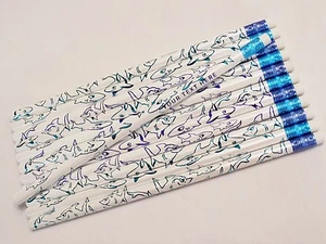 24  "Happy Sharks"  Personalized Pencils - Picture 1 of 1