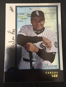 1998 Bowman 428 Carlos Lee Rookie International SP Variation
