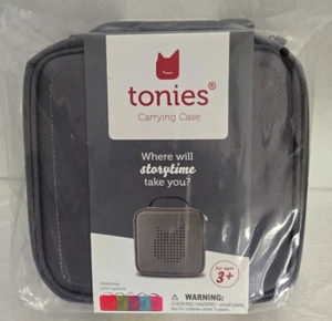Tonies Carrying Case Secure Protection For 10 Characters 6.9" x 6.9" x 2.5" Gray - Picture 1 of 2