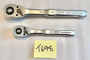 New CRAFTSMAN 1/4" & 3/8" Drive Low Profile Ratchets CMMT86721 & CMMT86722 - Picture 1 of 2