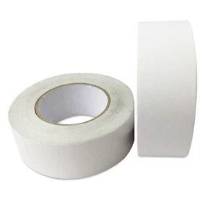 DOUBLE SIDED TAPE 50MMX50M STICKY TWO SIDES ADHESIVE MOUNTING FIXING CRAFT - Picture 1 of 4