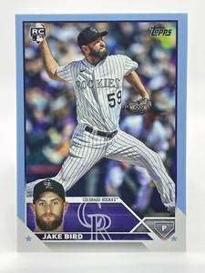 2023 Topps Update JAKE BIRD Rockies rc #US162 Rookie Father' Day Blue 33/50