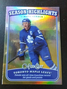 Mats Sundin-2007/08 Opee-chee Hockey-Season Highlights-SH12-HOF-Mapleleafs - Picture 1 of 3