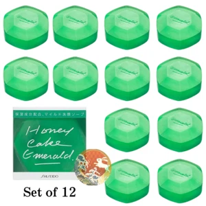 Shiseido Honigkuchen durchscheinend Duft Smaragd NA Seife 100g 12er Set - Bild 1 von 3