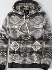 American Eagle Outfitters Gray  Sweater Hoodie Southwest Aztec Womens Medium