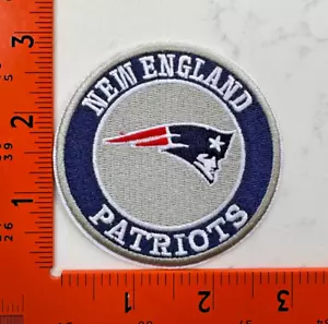 New England Patriots Embroidered Iron-On Patch Football Badge Applique - Picture 1 of 1