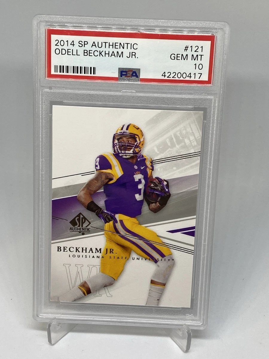 10 Graded Football Odell Beckham Jr. Sports Trading Cards for sale