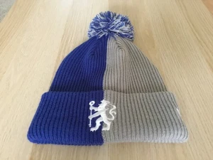 Chelsea FC New Era Blue Grey Cuff Knit Pom Pom Bobble Beanie Hat - Picture 1 of 2