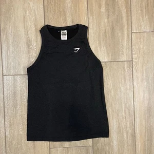 Gymshark Damen Training Mesh Tank schwarz Gr. M leicht Stretch ärmellos - Bild 1 von 7