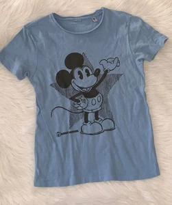 Junk Food Mckey Mouse Blue Tee Size M 6/7 - Picture 1 of 1
