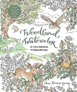 Woodland Watercolor: A Coloring Workbook - Bild 1 von 1