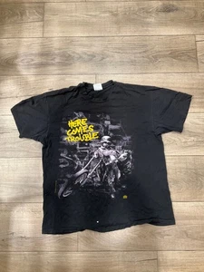 VTG Bad Company Men's Here Comes Trouble 80s Rock Band T-Shirt Sz Large - Picture 1 of 6