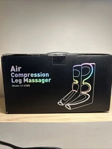 Masajeador de piernas de compresión de aire. Modelo LY-670D. Nuevo, caja abierta, nunca usado - Imagen 1 de 4