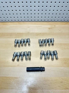 Gorilla Spline Wheel Lug Nut Bolts 12mm X 1.50 W/ Socket Set Of 20 - Picture 1 of 9