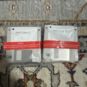 RARE VTG Macintosh System 7.5 Update 2.0 Floppy Disks 1-14 Complete, Apple 1996 - Picture 1 of 5