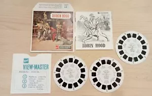gaf View-Master ROBIN HOOD Stereo Bilder, Geldbörse & Booklet - Bild 1 von 12