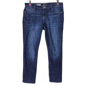 Kut from the Kloth Catherine Jeans Size 8 34X31 Blue Boyfriend Mid Rise Stretch - Picture 1 of 13
