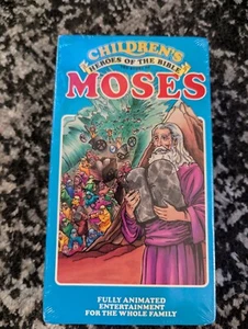 Children's Heroes of the Bible - The Story of Moses (VHS, 1988) Fully Animated - Picture 1 of 2
