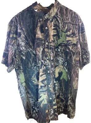 Redhead  mossy oak size XL Mens Short Sleeve Hunting Shirt - Image 1 of 4