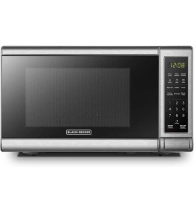 Microondas Digital BLACK+DECKER - 700W, Tocadiscos, Puerta Pulsador Foto 1 de 4