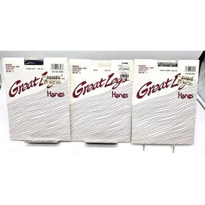 Pantimedias Great Legs de Hanes Talla CD Perla Azul Marino Desnudo Transparente Sandalia Foto 1 de 4