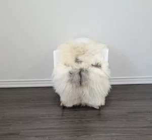 Icelandic sheepskin rug | sheepskin rug | soft silky long wool #C152 - Picture 1 of 4