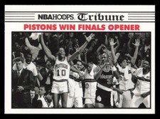 1990 Hoops Detroit Pistons Back To Back Champions 6 Basketball Cards #337-342
