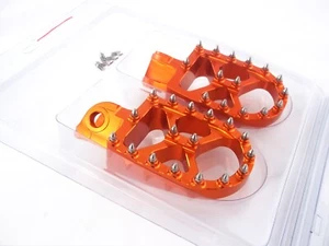 Fußrasten orange passend für KTM 690 SMC R Enduro 2008-24 / EXC SX SXF SMR - Bild 1 von 5