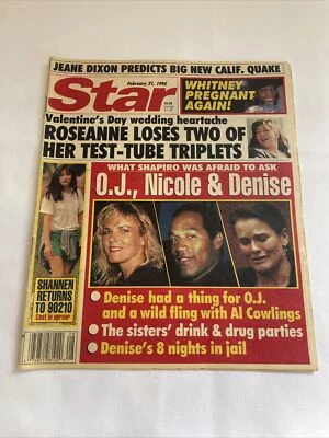 1995 February 21 Star News, O.J., Nicole, & Denise (MH11) - Imagem 1 de 3
