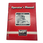 Massey Ferguson Manual MF 1560 Round Baler Operators Manual
