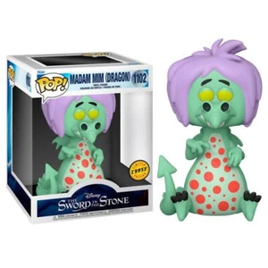 The Sword in the Stone Funko 6" Pop! CHASE - Madam Mim Pop Figure (Dragon) #1102 - Foto 1 di 3